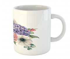 Hydrangea Mix Bouquet Art Mug