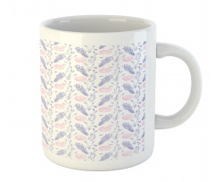 Lavender Floral Sketch Mug