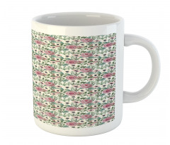 Victorian Look Flowers Mug