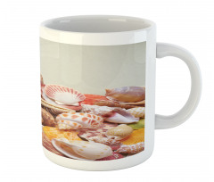 Pile of Seashells Beach Mug