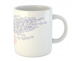 Romantic Lavender Art Mug