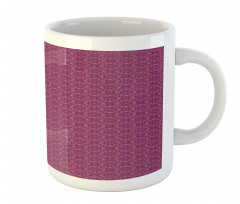 Magenta Floral Art Mug