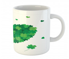 Shamrock Heart Nature Love Mug