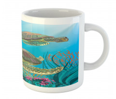 Sealife Turtles Aquatic Mug