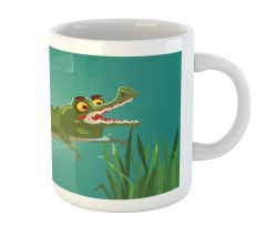 Cartoon in a Lake Mug