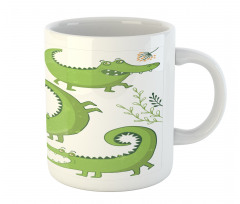 Reptiles and Floral Mug