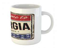 Vintage Welcoming Design Mug