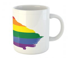 Colorful Stripes Gay Pride Mug