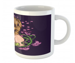 Floral Graphic Style Mug