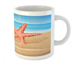 Starfish on the Beach Mug