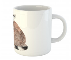 Watercolor Wild Animal Art Mug