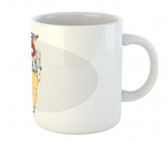 Hipster Style Animal Cartoon Mug