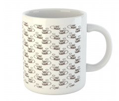 Funny Baby Monkey Cartoon Mug