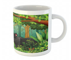 Wild Forest Life Bear Cartoon Mug