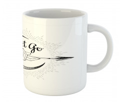 Bohemian Let Go Arrow Mug