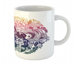 Celtic Floral Fairy Girl Mug