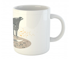 Howling Wolf Planet Mug