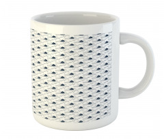 Waves Seagulls Sailboat Mug