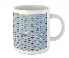 Sailboats Racing Swelling Mug