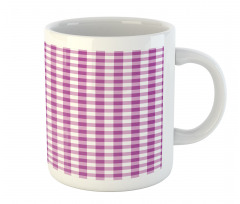 Tartan Inspired Squares Mug