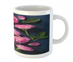 Roses Leaves on Branches Mug