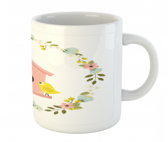 Winged Animal Floral Mug