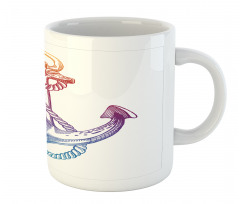 Ombre Anchor Rope Mug