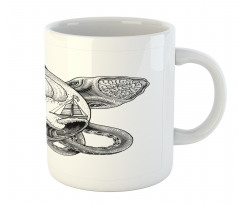 Abstract Octopus Mug