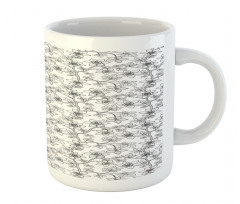 Graphic Branches Mug