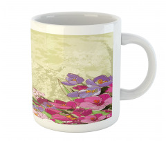 Flora Grunge Theme Mug