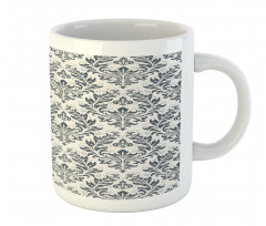 Floral Ornate Damask Mug