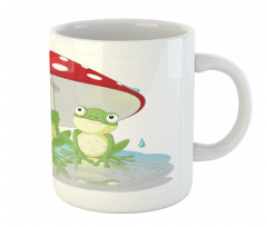 Animal in Mushroom Umbrella Mug