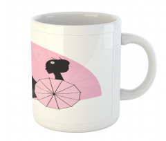 Woman Side Portrait Mug