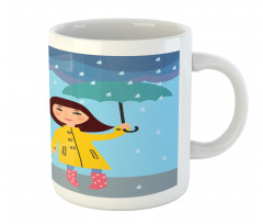 Girls Under the Rain Mug