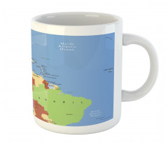 South North Pacific Ocean Mug