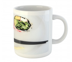 Sushi Smile Plate Top Photo Mug