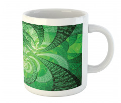 Abstract Swirling Spirals Mug