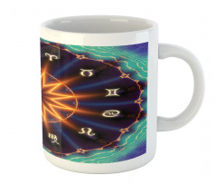 Sun Zodiac Wheel Mug