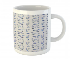 Bluebell Flowers Moths Mug