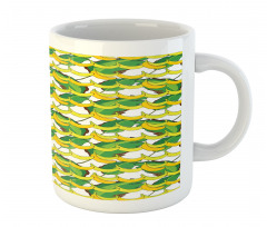 Tropical Fruit and Leaves Mug