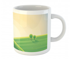 Rural Landscape Hills Mug