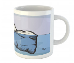 Ice Below and Above Water Mug