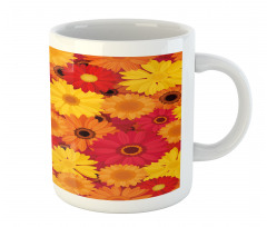 Warm Tones Flowers Mug