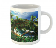 Hawaii Island Palm Tree Mug