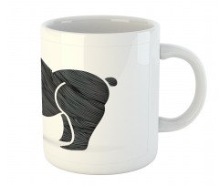 Angry Graphic Ape Standing Mug