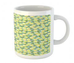 Citrus Fruits Pastel Tones Mug