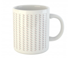 Cartoon Cats Repetition Mug