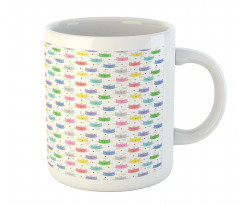 Colorful Princess Cats Mug