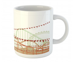 Silhouette Rides Flags Mug