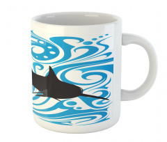 Swirling Waves and a Big Fish Mug